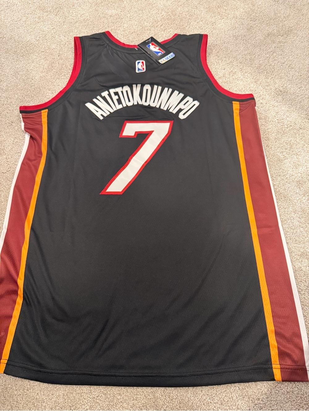 Nike Miami heat GIANNIS ANTETOKOUNMPO #7 NBA jerseg